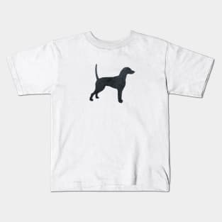 Dalmatian Black Art Silhouette Kids T-Shirt